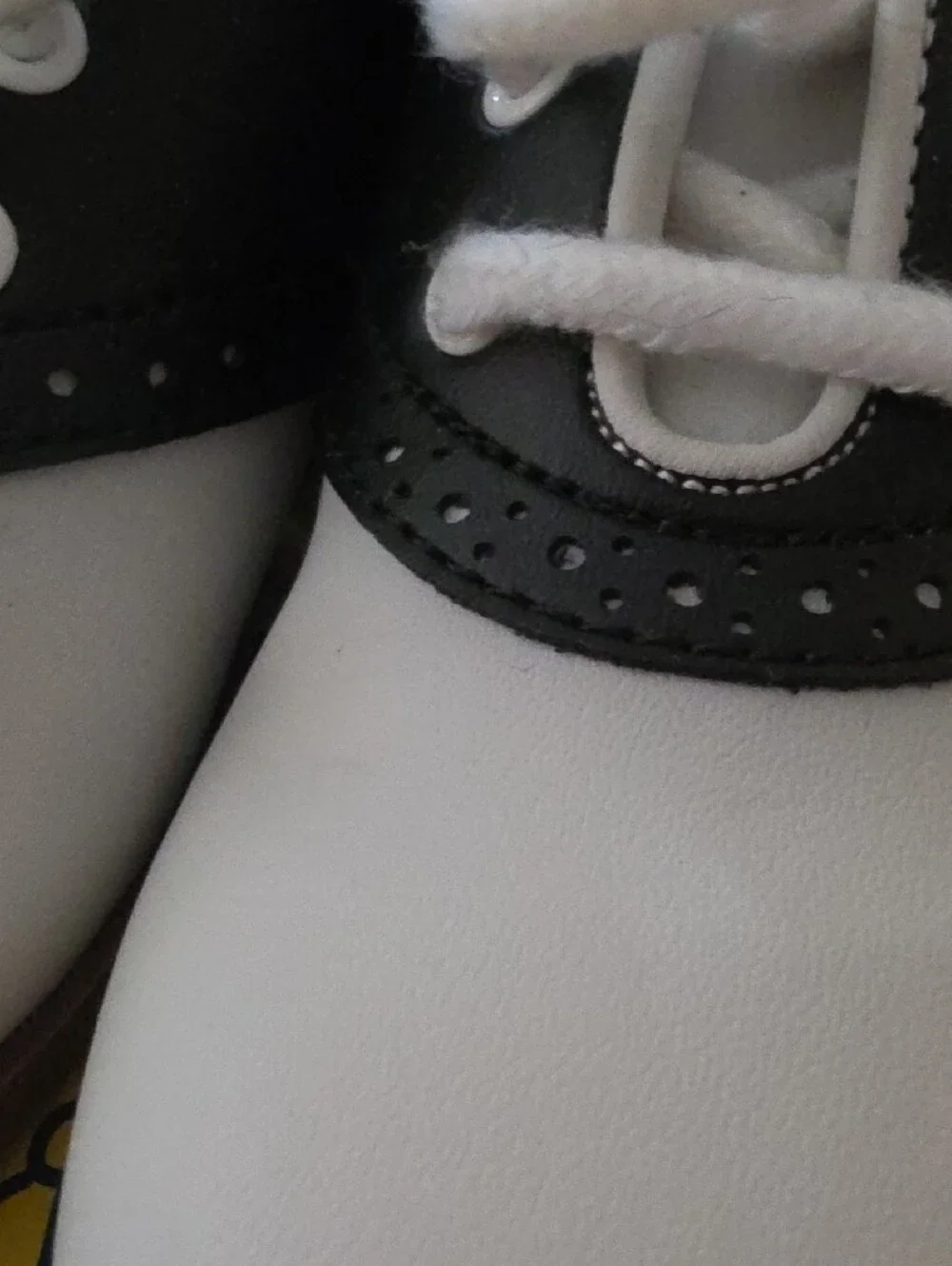 smartfit White and Dark Green Kids Lace-Up Dress Shoes